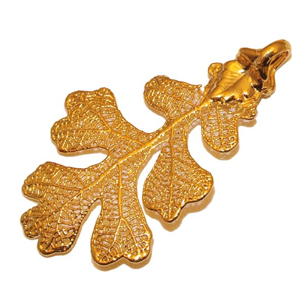 Oak Gold Pendant