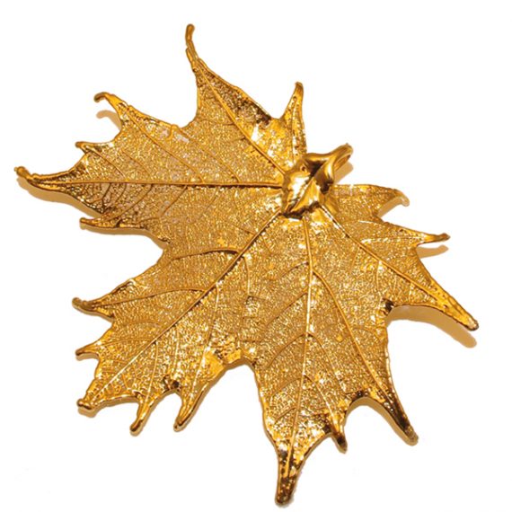 Canadian Maple Gold Pendant