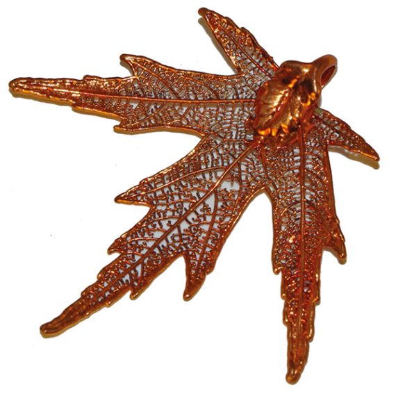 Silver Maple Copper Pendant